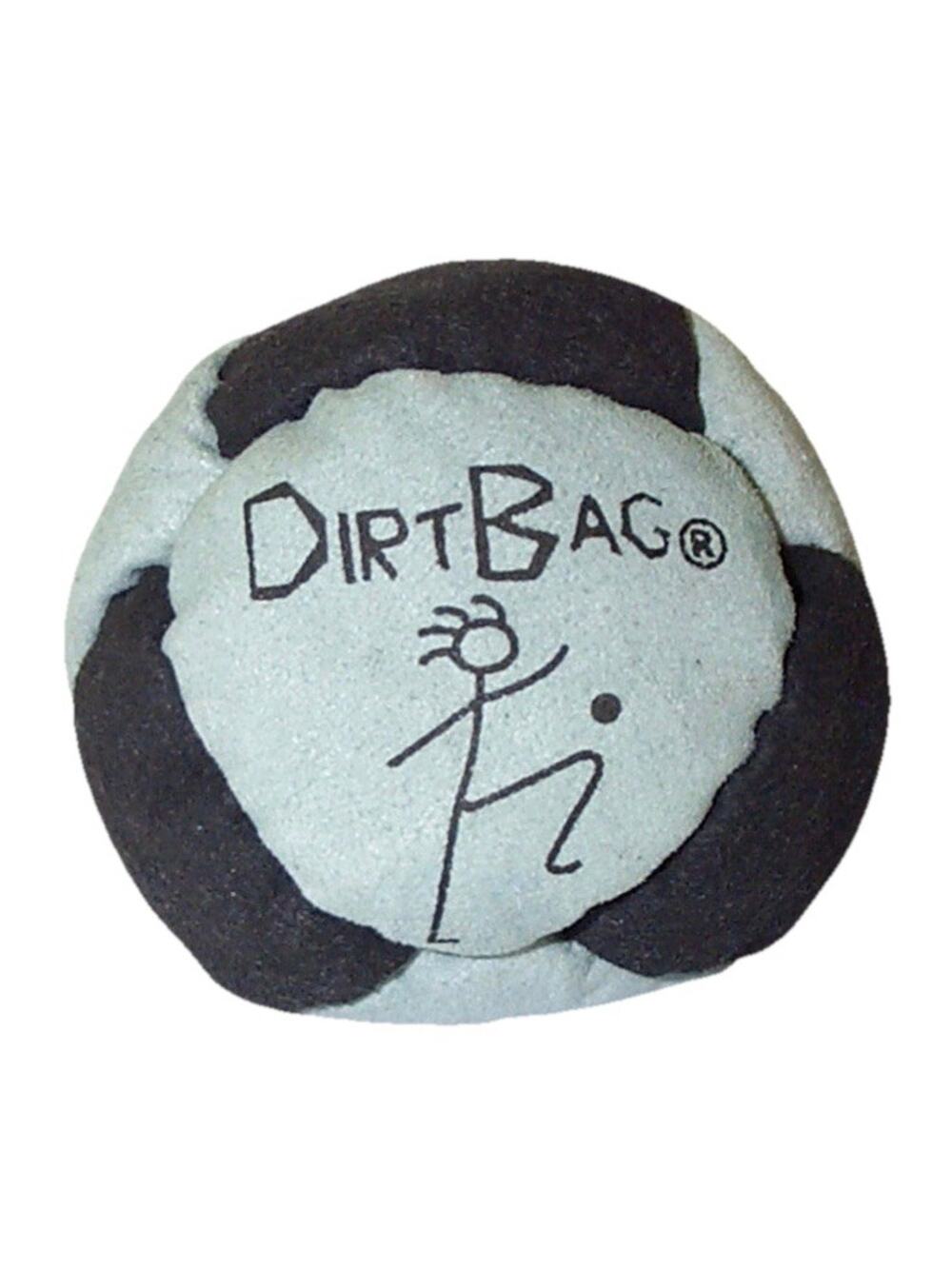 🔥World Footbag Classic DirtBag Footbag Hacky Sack GRAY/BLACK BNWT🔥
